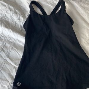 Athlete built in bra tank. Like new 🖤